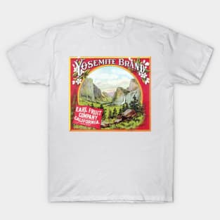 Yosemite Brand crate label, circa 1893 - 1909 T-Shirt